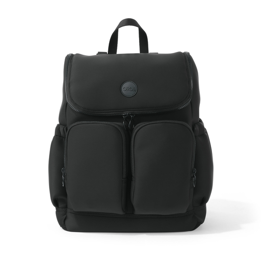 Signature Nappy Backpack - Black Neoprene IN STOCK