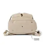 Signature Nappy Backpack - Oat Dimple Vegan Leather