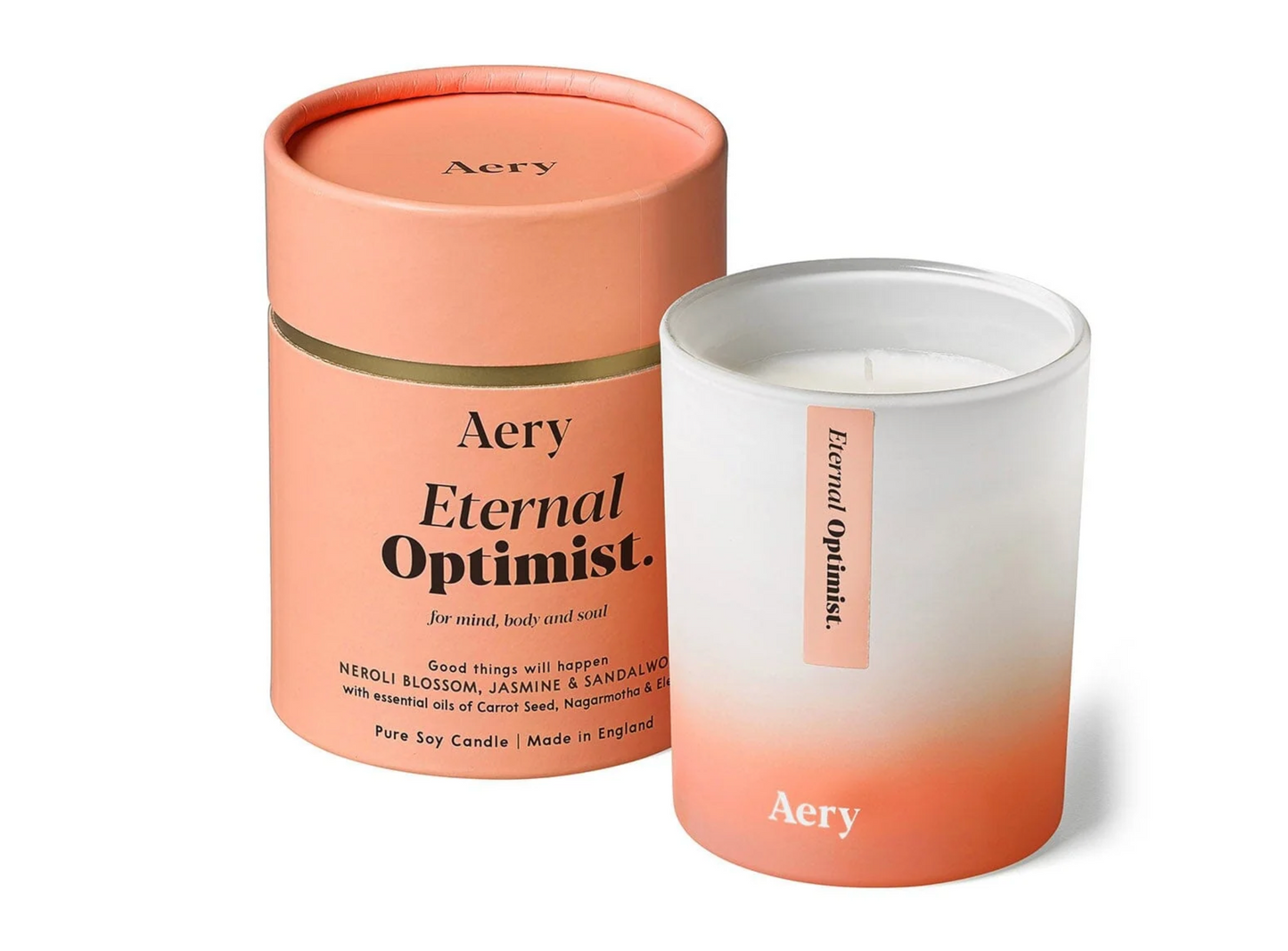 ETERNAL OPTIMIST SCENTED CANDLE - NEROLI BLOSSOM JASMIN AND SANDALWOOD