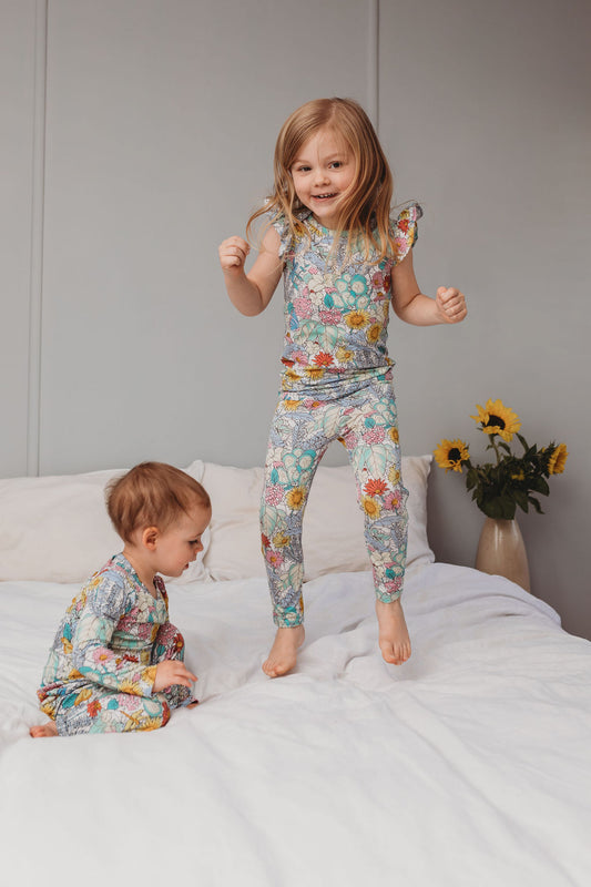 Long Sleeve Pyjama Set – Secret Garden – OiOi
