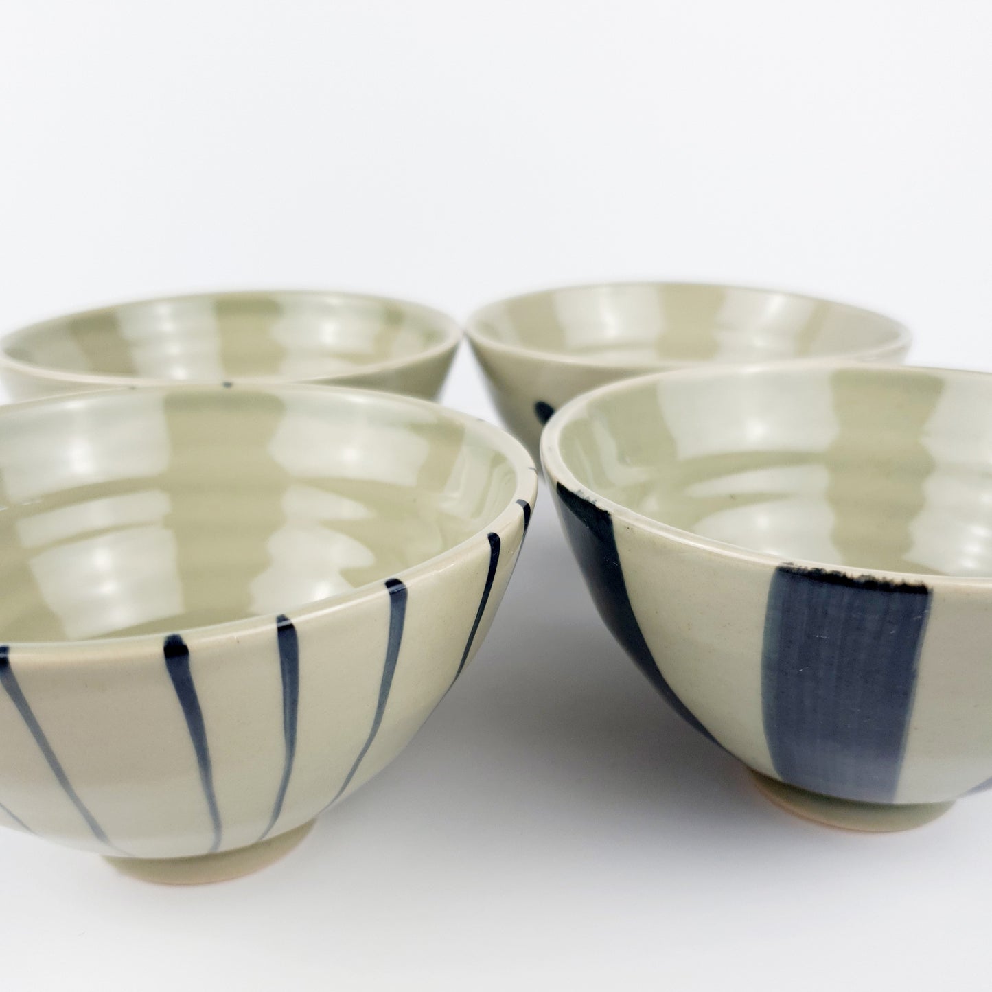 Grey Gift Box of 4 Ceramic Bowls
