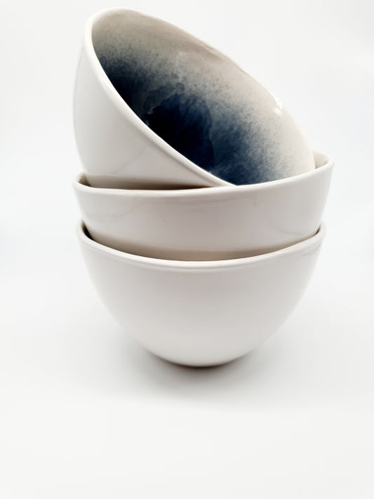 Pasta Bowl – Off White/Grey Inner – Set Of 2