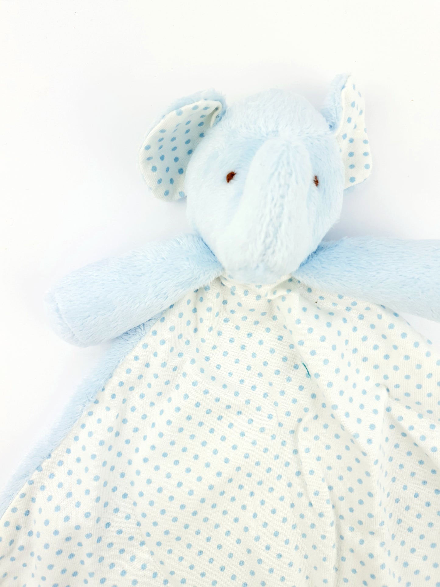 Blue Soft Fur Elephant Comforter
