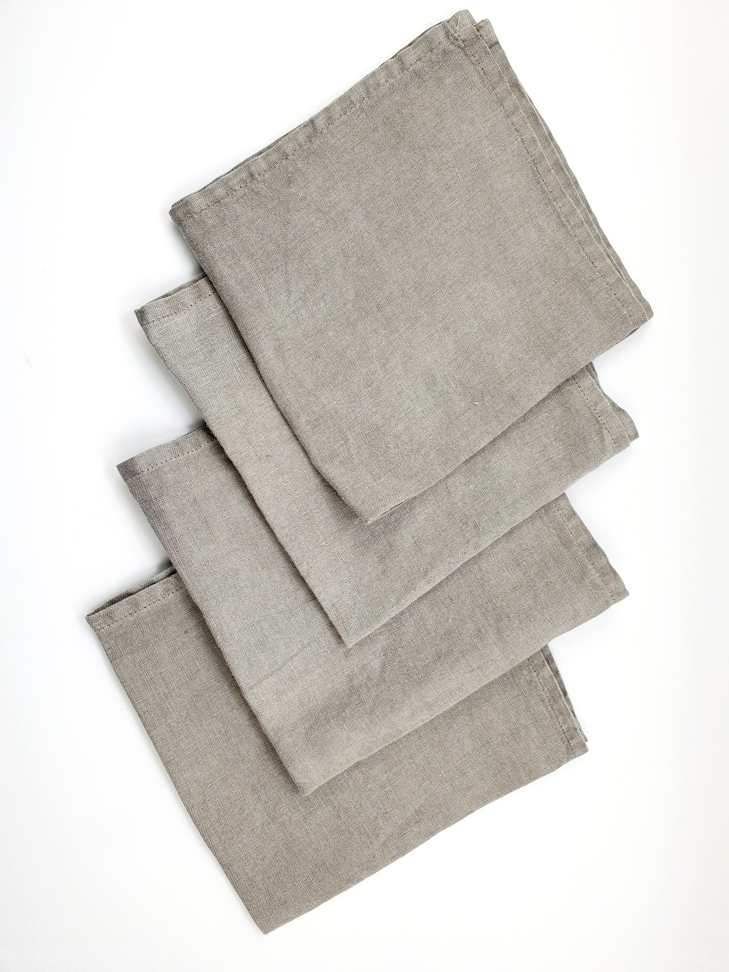 Light Grey Linen Napkin – Set of 4