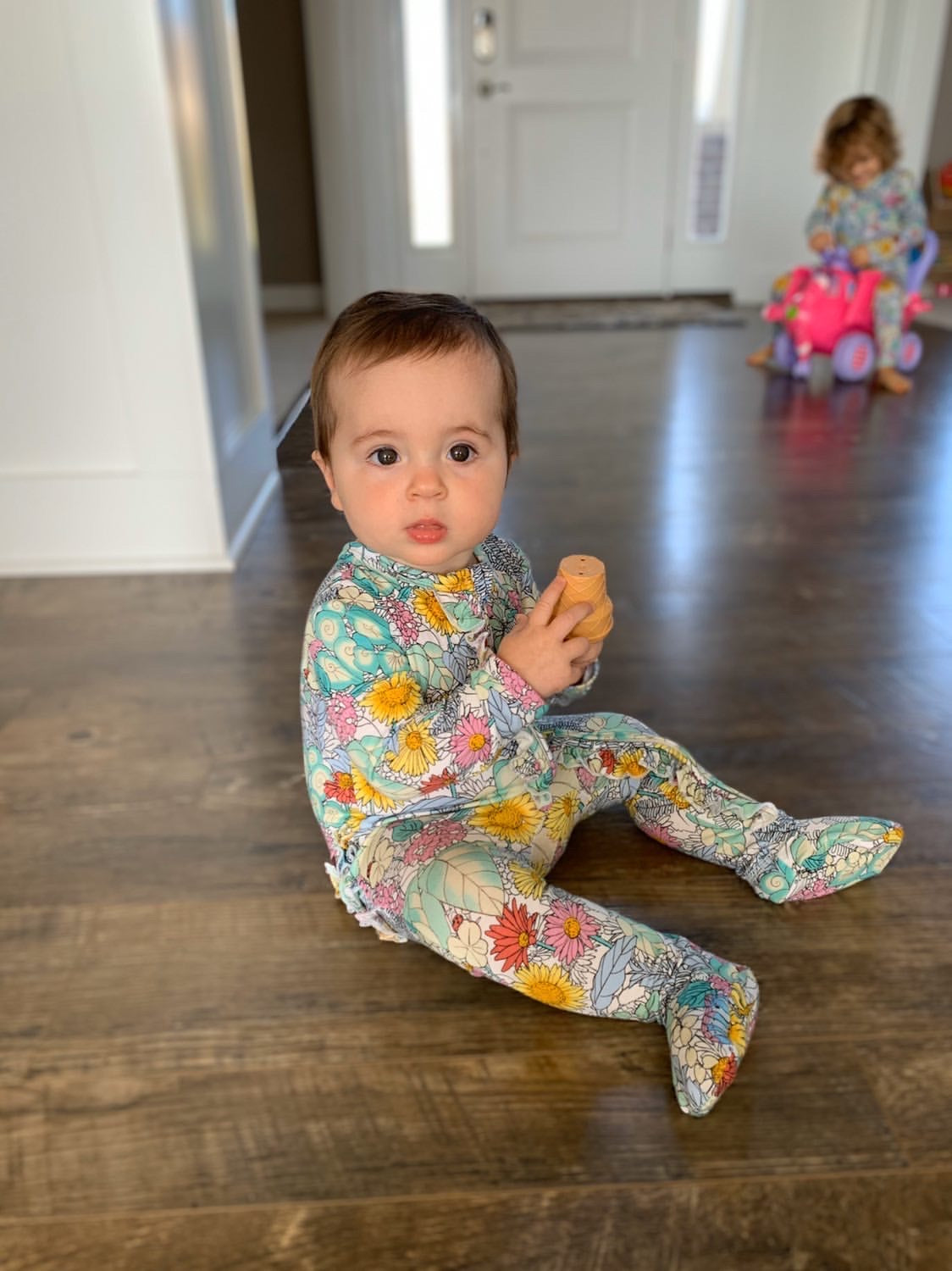 Long Sleeve Pyjama Set – Secret Garden – OiOi