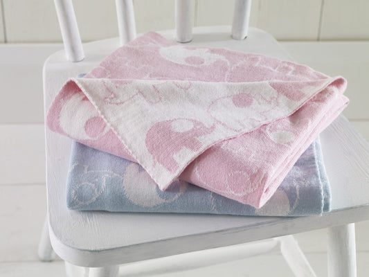 Elephant Baby Blanket Gift Boxed – Pink