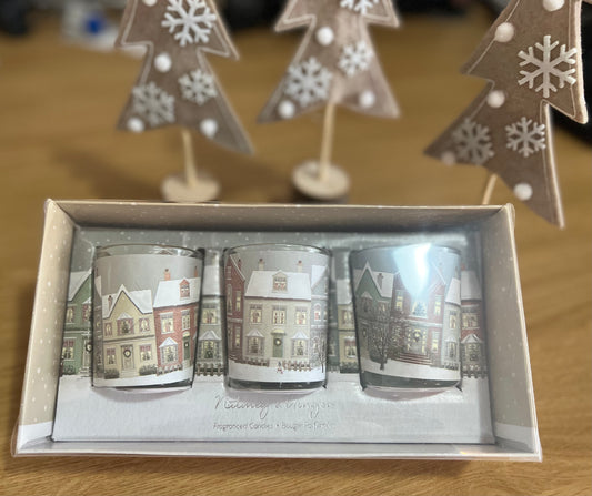 Starry Night candles set of 3