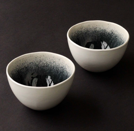 Pasta Bowl – Off White/Grey Inner – Set Of 2