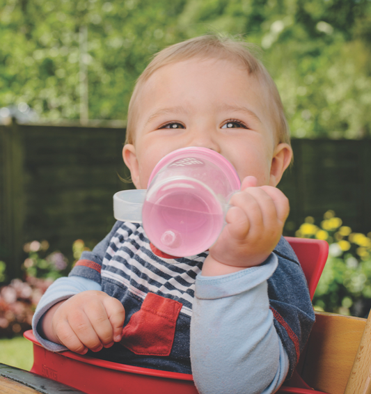 Tum Tum Tippy Up Cup with Weighted Straw (Valve Free), Betsy Bear, 200ml