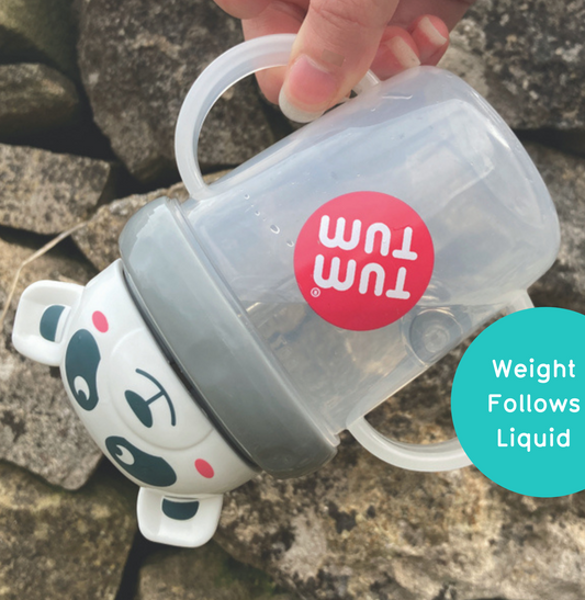 Tum Tum Cup with Weighted Straw (Valve Free), Pip Panda, 200ml