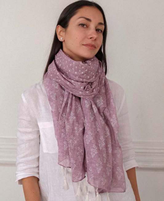 Violette Scarf Dusky pink