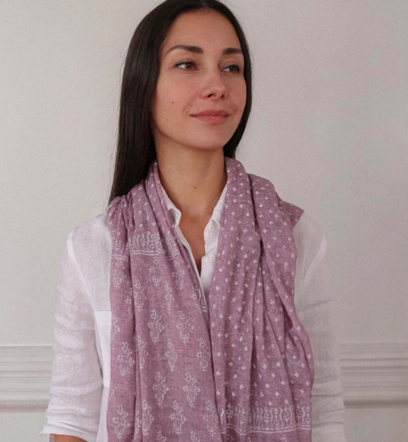 Violette Scarf Dusky pink