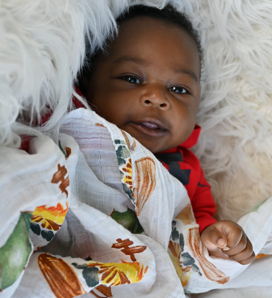 Oh Deer- Muslin Swaddle