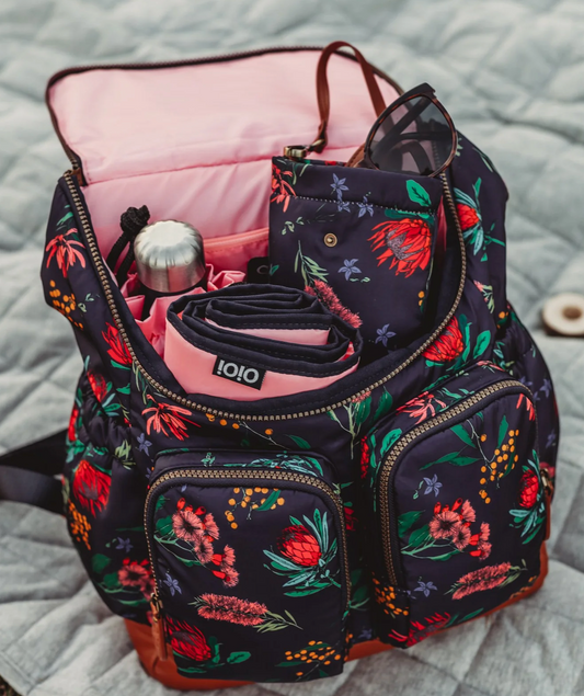 Signature Nappy Backpack - Botanical Floral Nylon