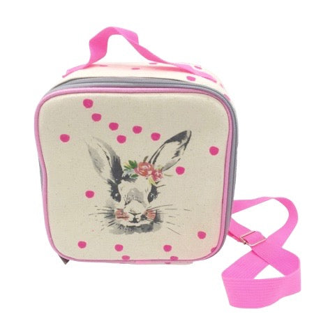 Childrens lunch bag - Bella Bunny- Pink