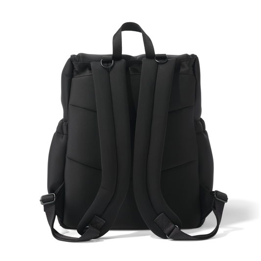 Signature Nappy Backpack - Black Neoprene  IN STOCK