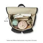 Signature Nappy Backpack - Oat Dimple Vegan Leather