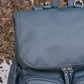 Signature Nappy Backpack - Stone Blue Vegan Leather