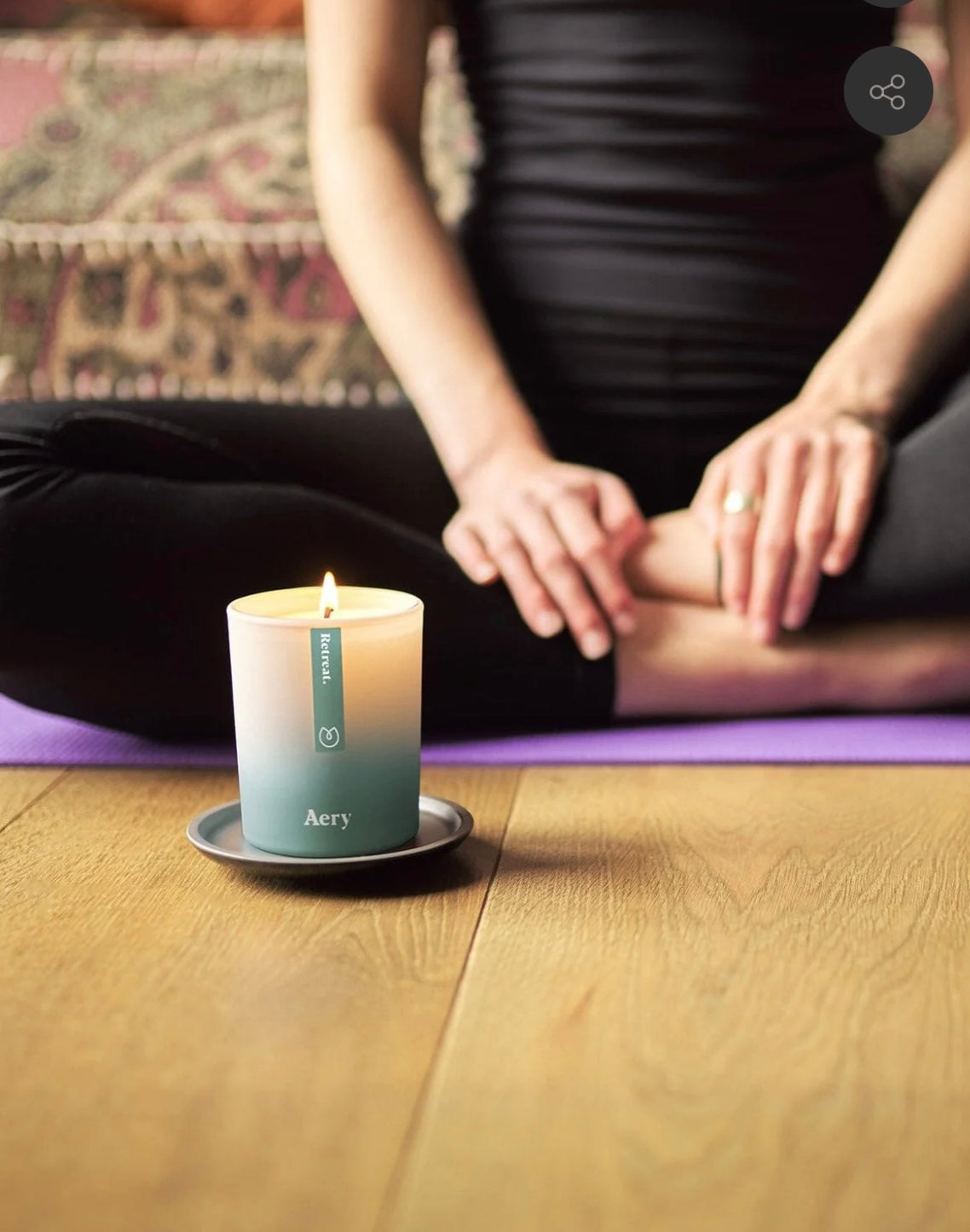 RETREAT SCENTED CANDLE - AERY LIVING YOGA MATTERS -