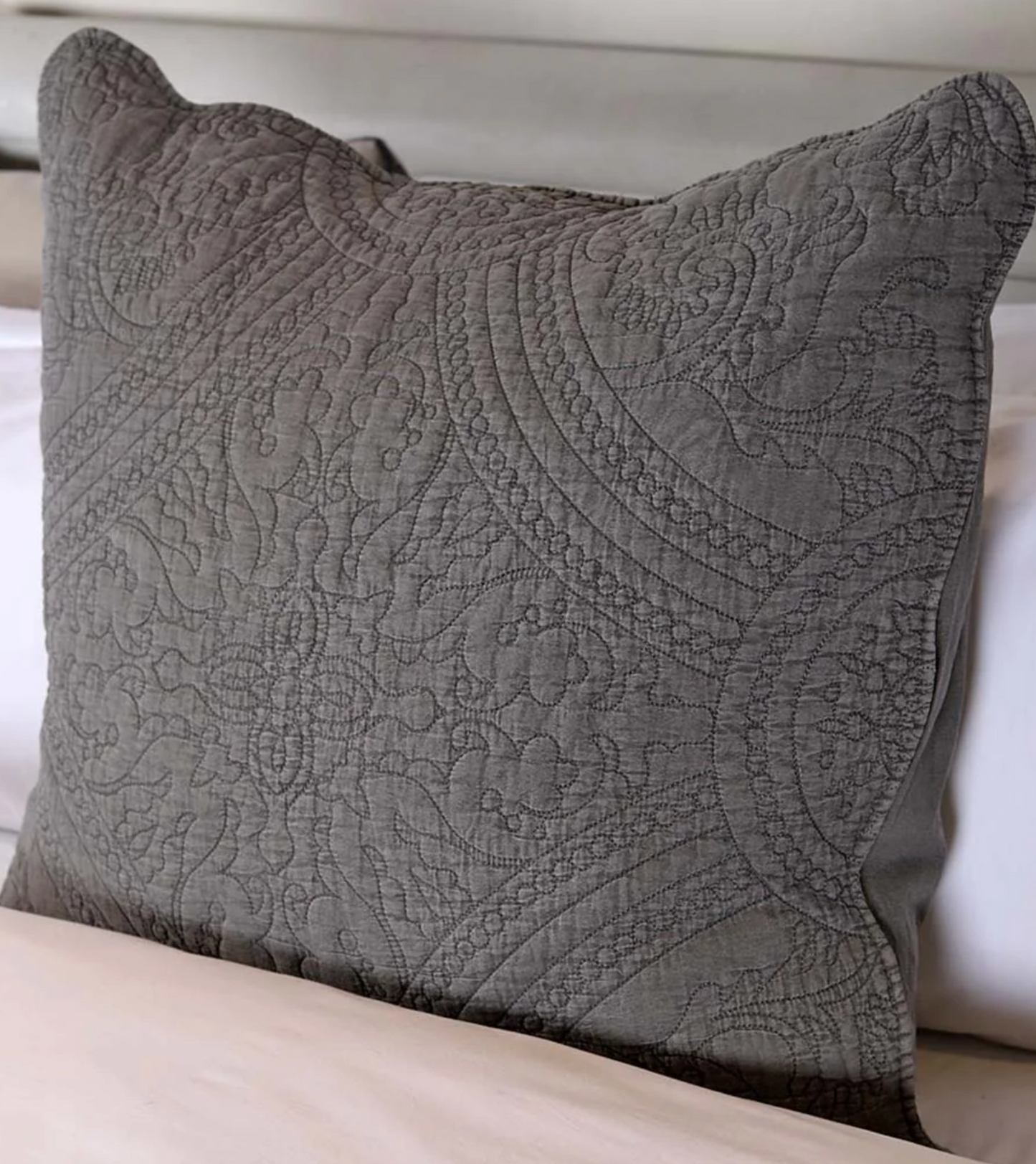 Charcoal Cushion cover  62x 62