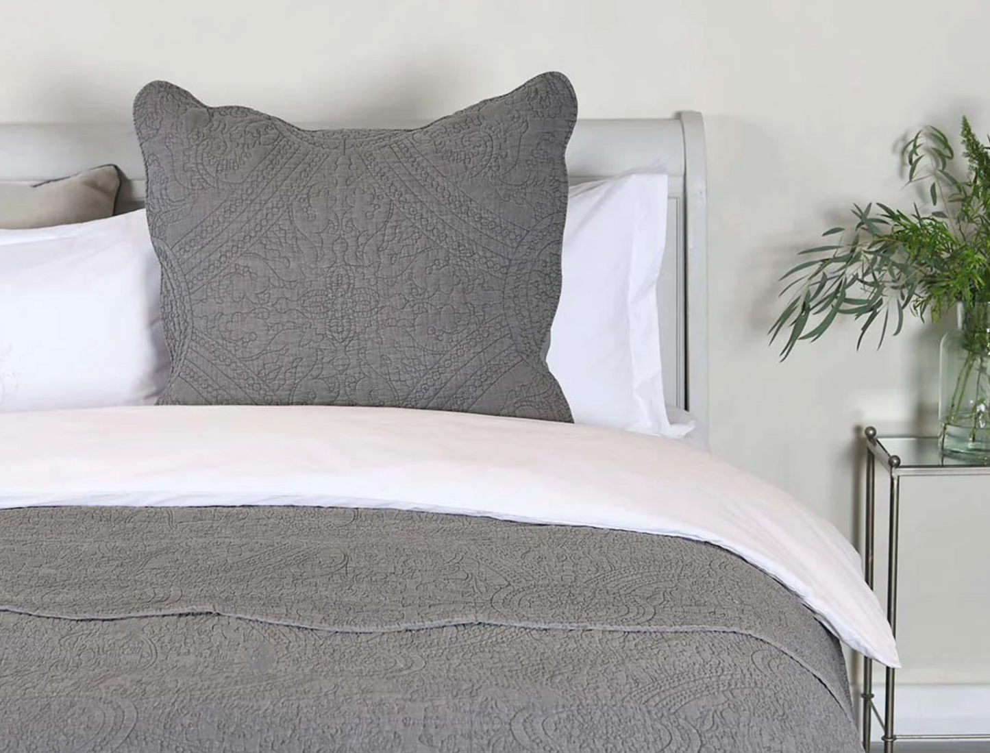 Charcoal Cushion cover  62x 62