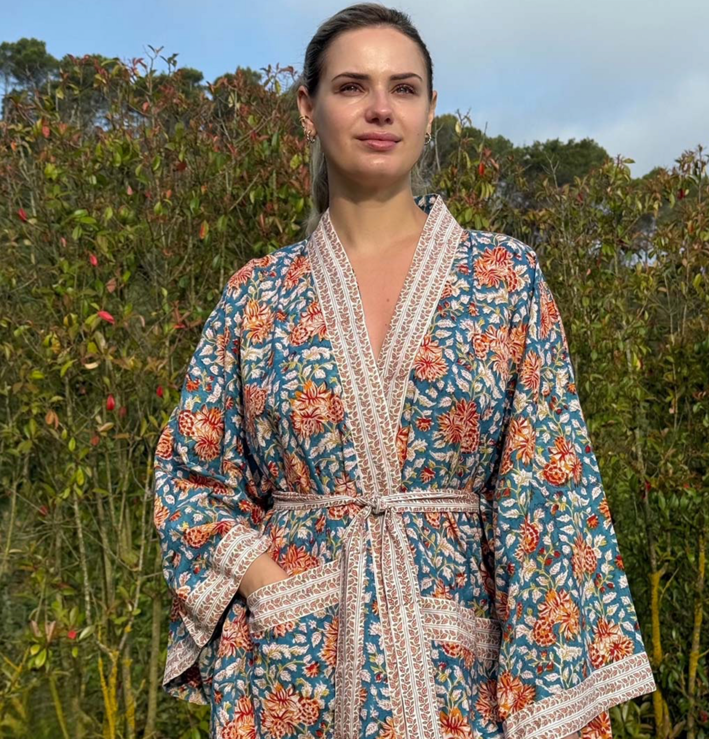 BRIGHT BREEZY MORNING GOWN