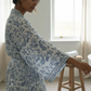 CLASSIC BLUE MORNING GOWN