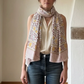 RUST FLORAL SCARF