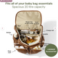 Signature Nappy Backpack - Tan Vegan Leather