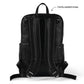 Multitasker Nappy Backpack - Black Vegan Leather