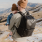 Multitasker Nappy Backpack - Black Vegan Leather