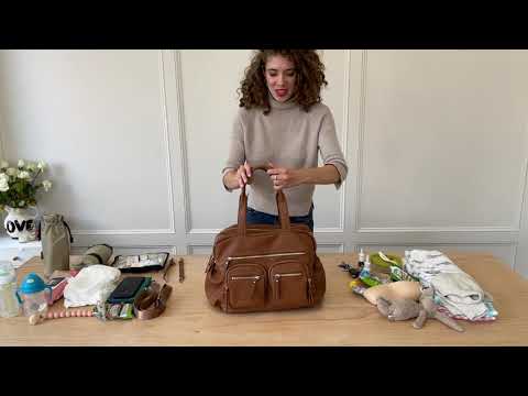 Tan baby changing backpack hotsell
