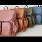 OiOi Faux Leather Baby Changing Backpack -Tan