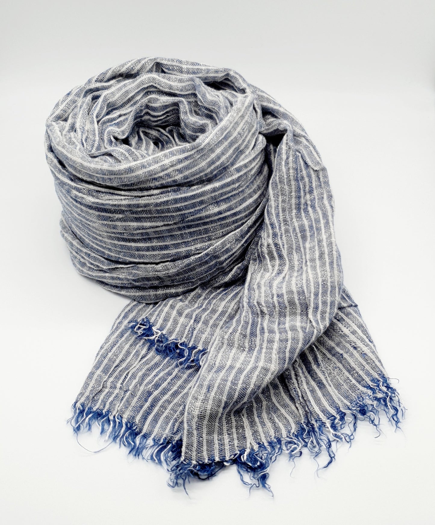 Grimaud Scarf Pinstripe Grey