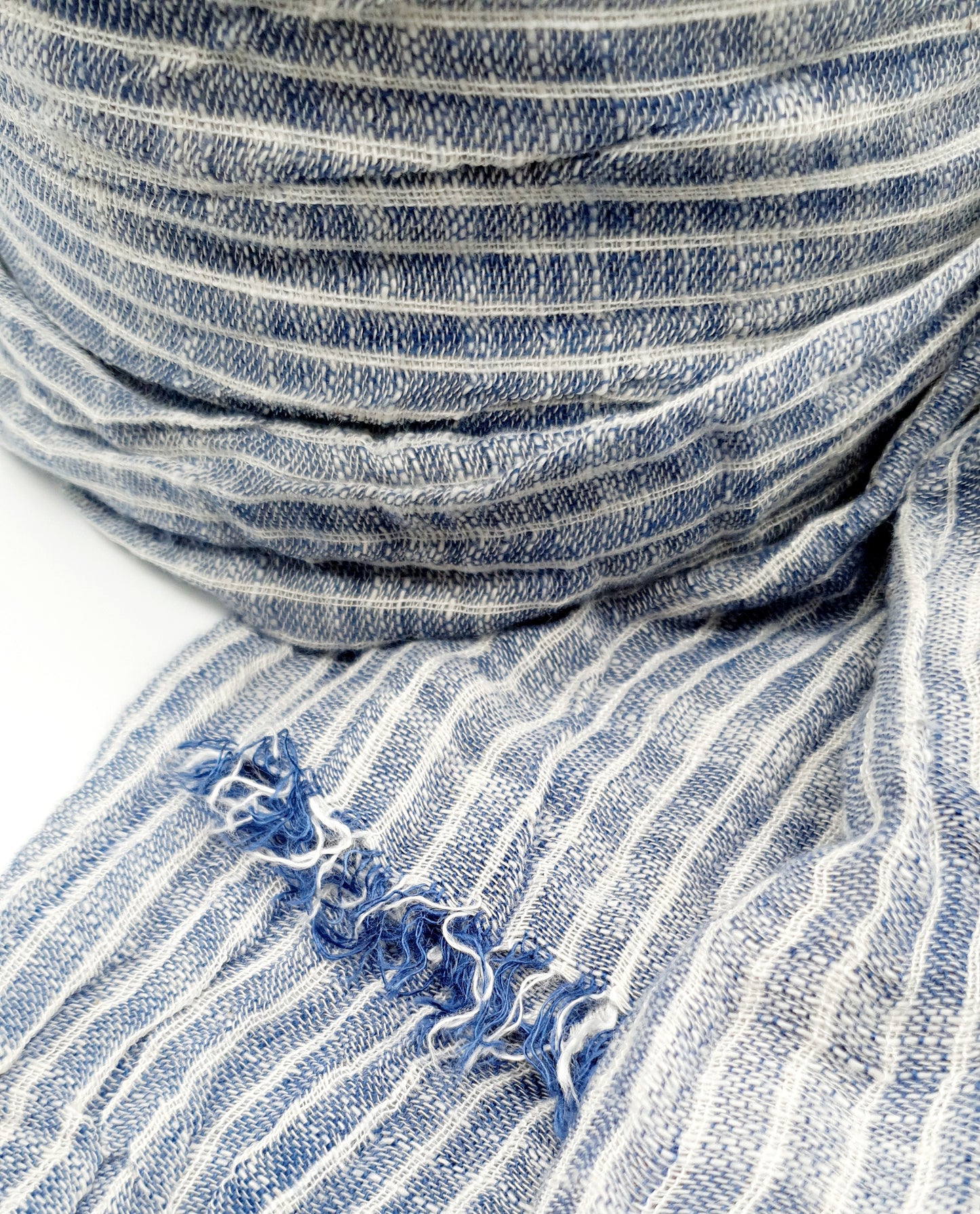 Grimaud Scarf Pinstripe Grey