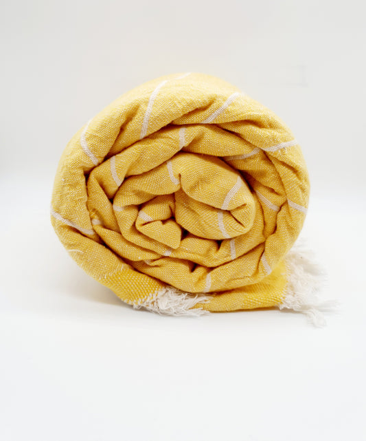 Surf Stripe Hammam Towel Yellow