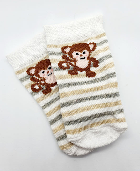 Newborn Baby Socks Safari 0-3 months