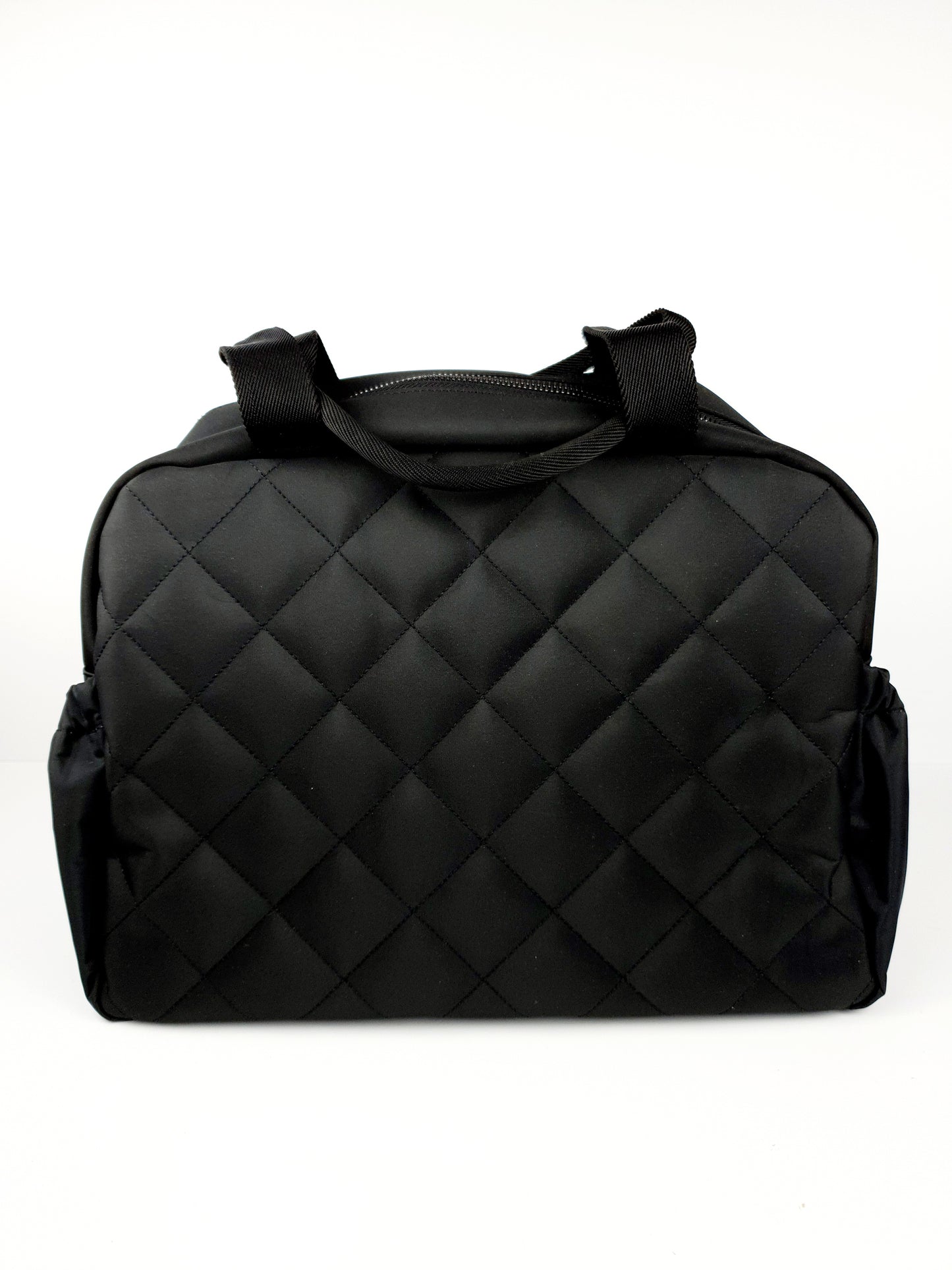 OiOi Baby Changing Bag Black Diamond Quilt
