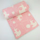Elephant Baby Blanket Gift Boxed – Pink