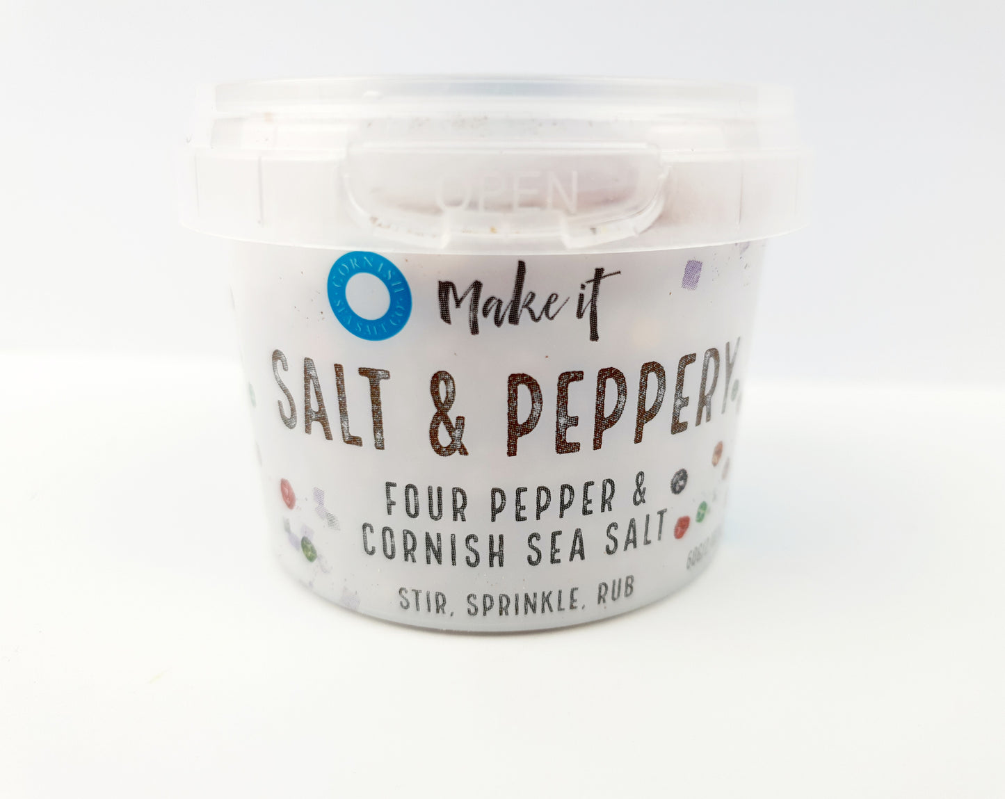 Cornish Sea Salt, Salt & Peppery 60g