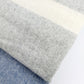 Blue/Grey Stripe Wool Throw