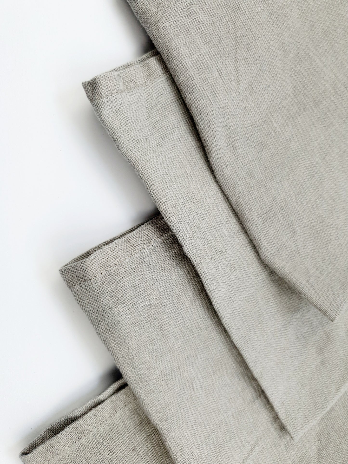 Light Grey Linen Napkin – Set of 4