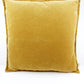 Golden Stone washed velvet Cushion