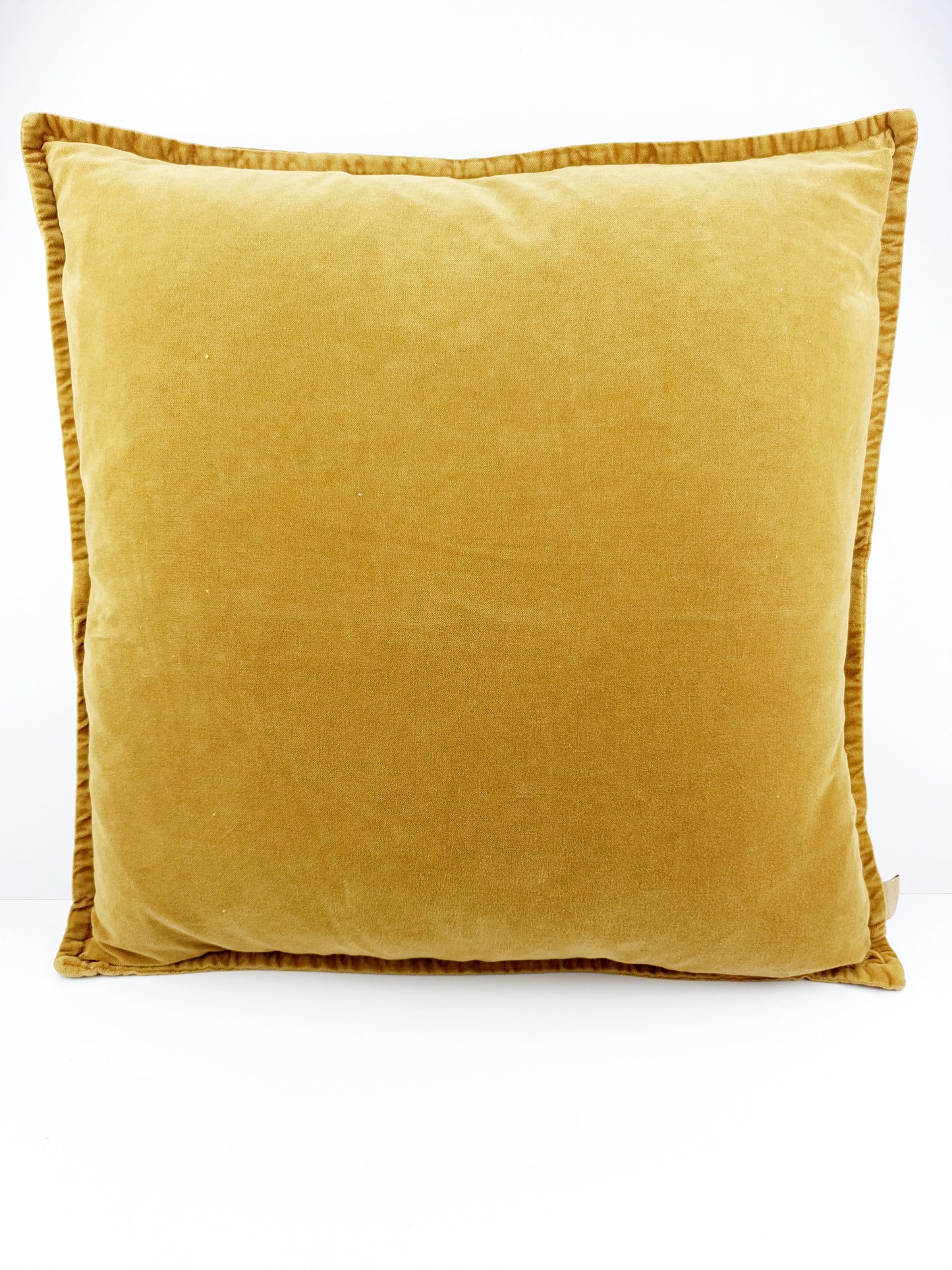 Golden Stone washed velvet Cushion