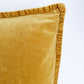 Golden Stone washed velvet Cushion
