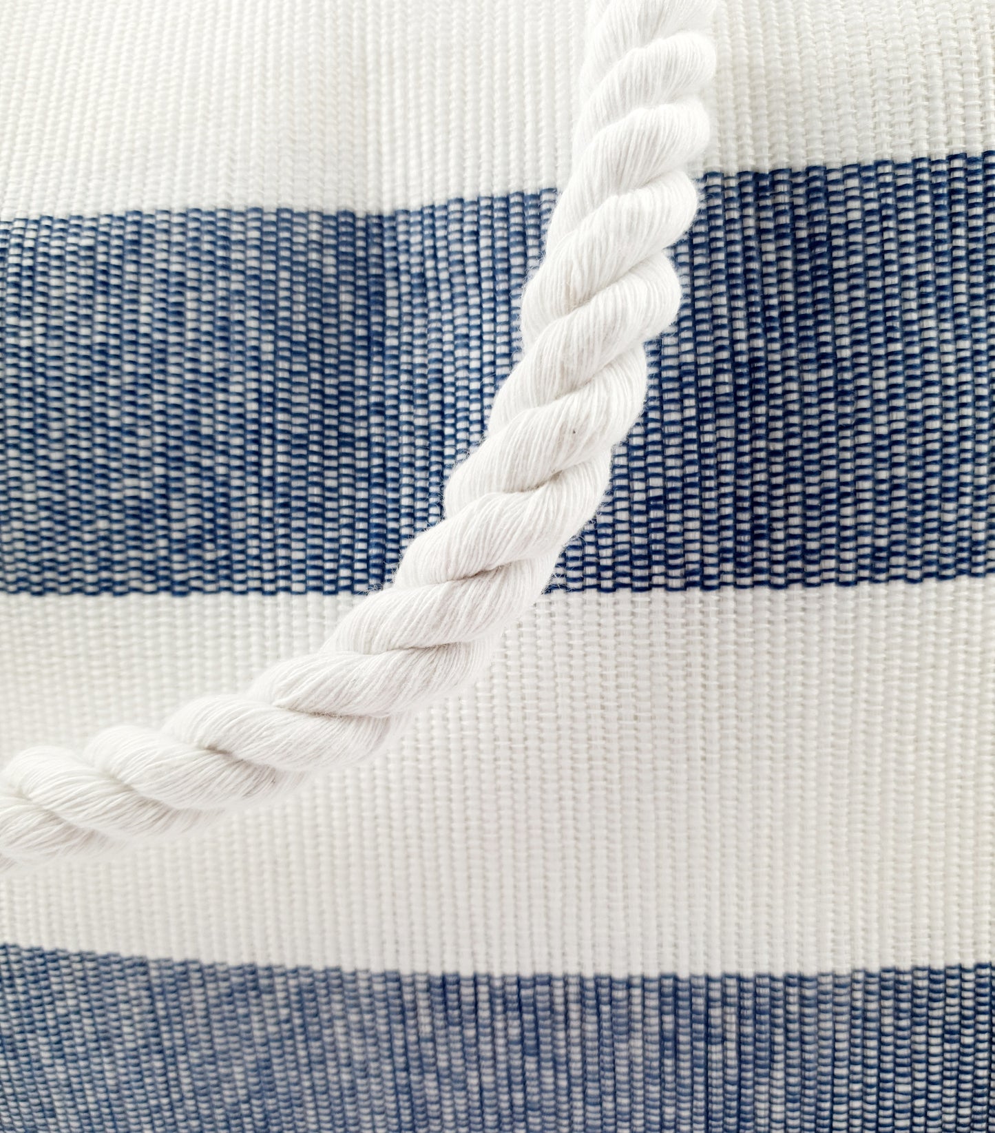 Navy/White Beach Bag
