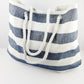 Navy/White Beach Bag