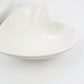 White Heart Trinket Dish Set of 2