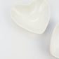 White Heart Trinket Dish Set of 2