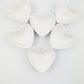 White Heart Trinket Dish Set of 2